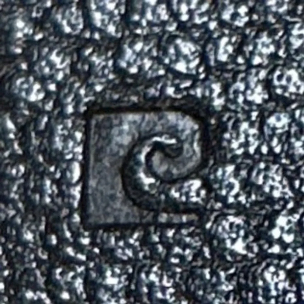 VTG Pierre Cardin Kids Black Leather Gold Buckle Aniline‎ Belt Size S 23